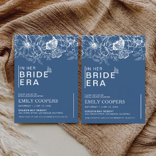 Floral Chinoiserie Bridal Shower Invitation