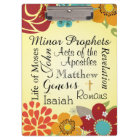 Floral Christian Books of the Bible