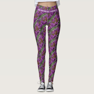 Floral Christian RUN YOUR RACE inspirational Leggings