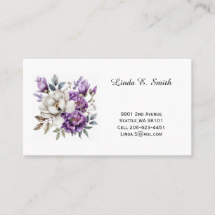 Floral Classic Calling Card
