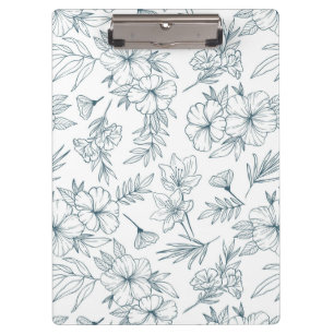 Floral Clipboard 