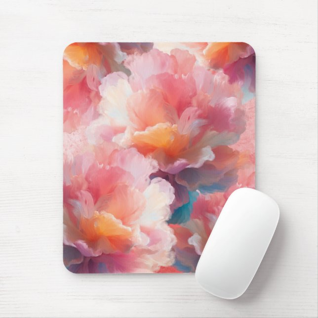 Floral Clipboard Mouse Mat (With Mouse)
