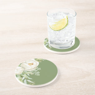 Floral coaster