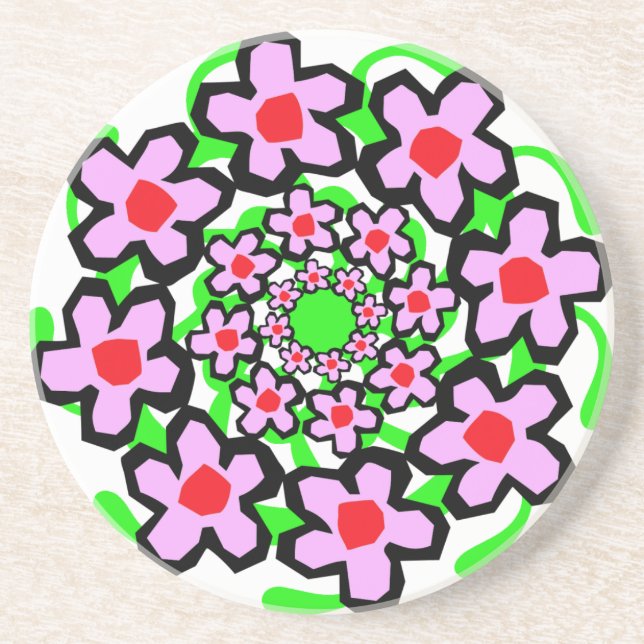 Floral Coaster (Front)