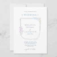 Floral Coat of Arms Wedding 
