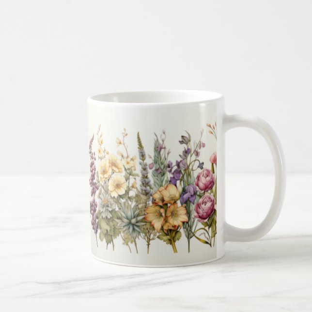 Floral Coffee Mug (Right)
