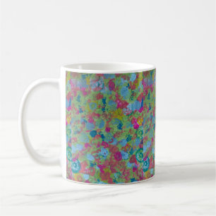 Floral coffee mug
