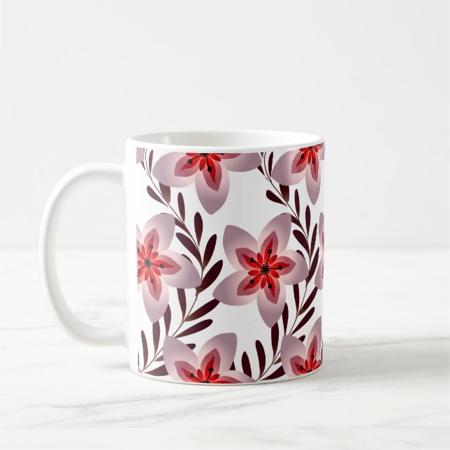 Floral Coffee Mug (Left)