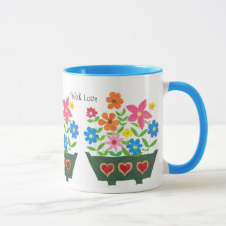 Floral Coffee Mug for a Mother
