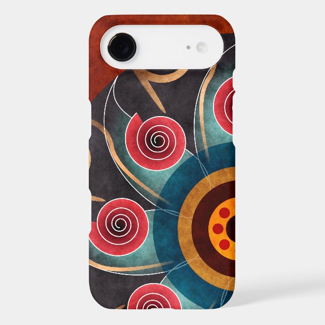 Floral Colour Abstract Vector Art iPhone 4 Vibe Case-Mate iPhone Case (Back)