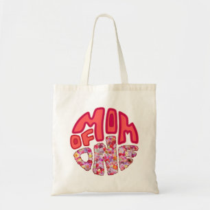 Floral Colourful Mum Of One Child  Tote Bag