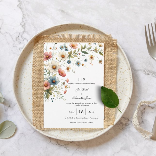 floral colourful summer invitation (Creator Uploaded)