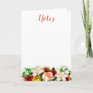 Floral Colourful Watercolor Hand Script Template