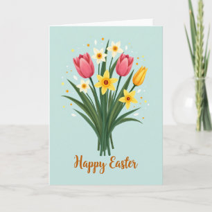 Floral Confetti Celebration Card