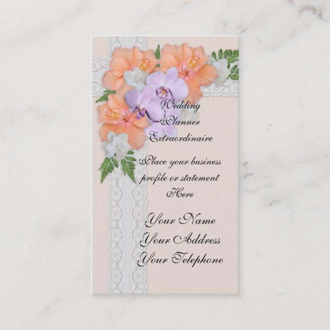 Floral corner Business card (Front)