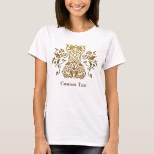 Floral Corset Damask Icon T-Shirt
