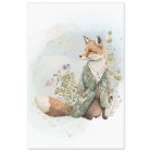 Floral Countryside Fox Character