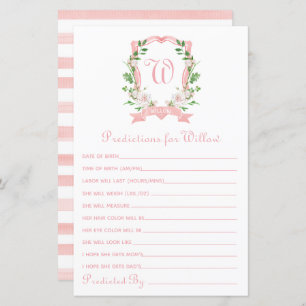 Floral Crest Baby Predictions              