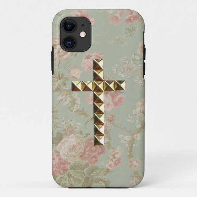 Floral Cross Iphone5 Case (Back)