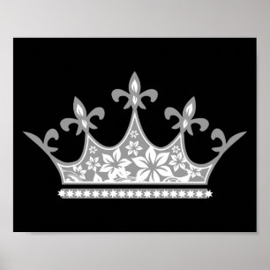 Floral Crown Poster