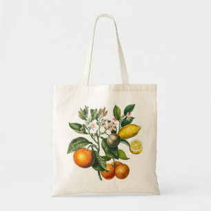 Floral/Ctrus Tote Bag