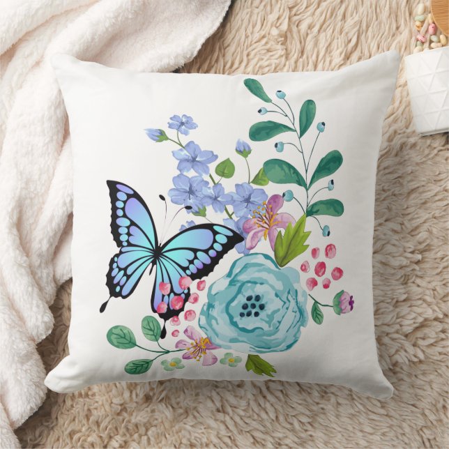 Floral Cushion (Blanket)