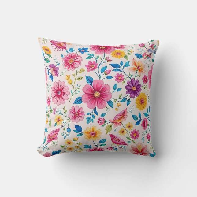 Floral cushion (Front)