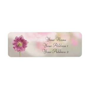 Floral Custom Address Labels