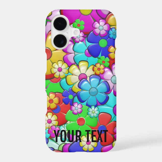 FLORAL CUSTOM IPHONE 17 CASE (Back)