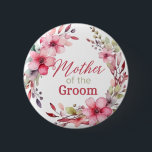 Floral Custom Mother of the Groom Bridal Shower 6 Cm Round Badge<br><div class="desc">Celebrate the important role of the Mother of the Groom with our Custom Floral Bridal Shower Button! This beautifully designed button is the perfect accessory to honour and appreciate this significant member of the wedding party. Whether you're hosting a traditional bridal shower or a modern pre-wedding celebration, this custom button...</div>