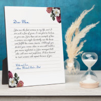 Floral Custom Notebook handwritten love letter