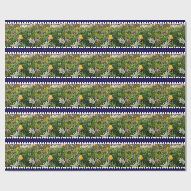 Floral Custom Wrapping Paper (Flat)