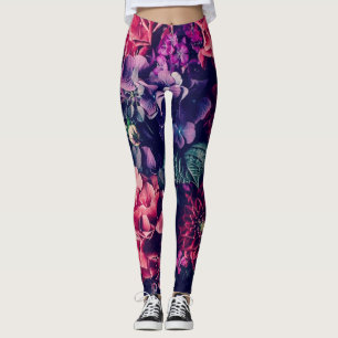Floral cute leggings