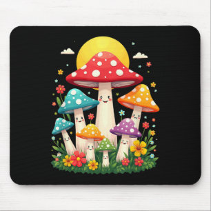 Floral Cute Mushroom Fungi Halloween Costume _1 Mouse Mat