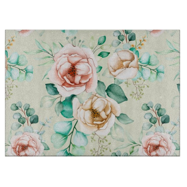 Floral Cutting Board (Front)
