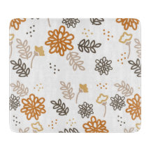 floral cutting board / flowery cutting board