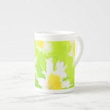 Floral Daisy Bone China Mug