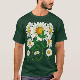 Floral Daisy Lover Gardener Botanical Nature Daisy T-Shirt