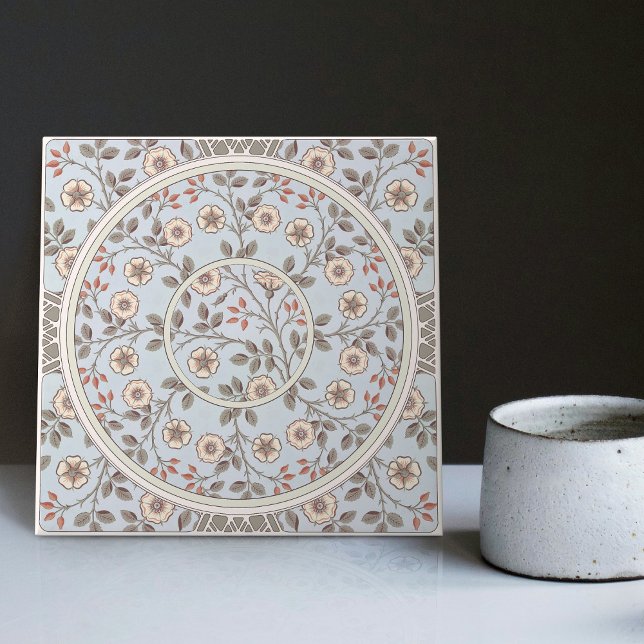 Floral Daisy Pattern by William Morris Ceramic Til Tile (Creator Uploaded)