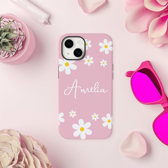 Floral Daisy Personalised iPhone Case (Creator Uploaded)