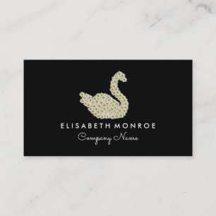 Floral Daisy Swan, Floristry Business Card
