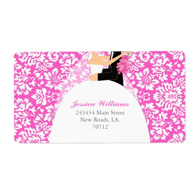 Floral Damask Bridal Shower (Front)