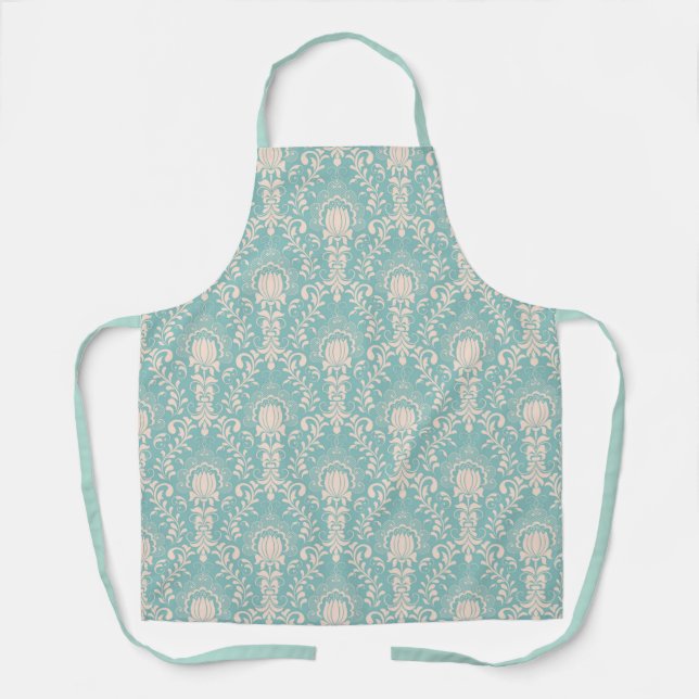 Floral/Damask Pattern Apron (Front)