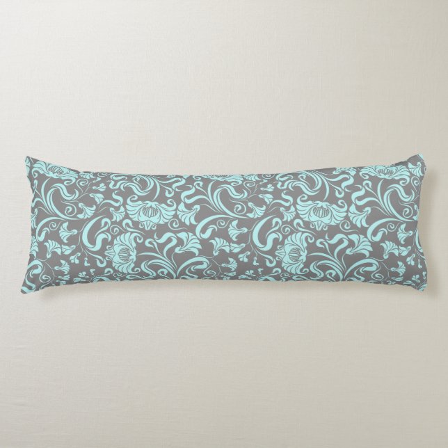 Floral/Damask Pattern Body Cushion (Front)