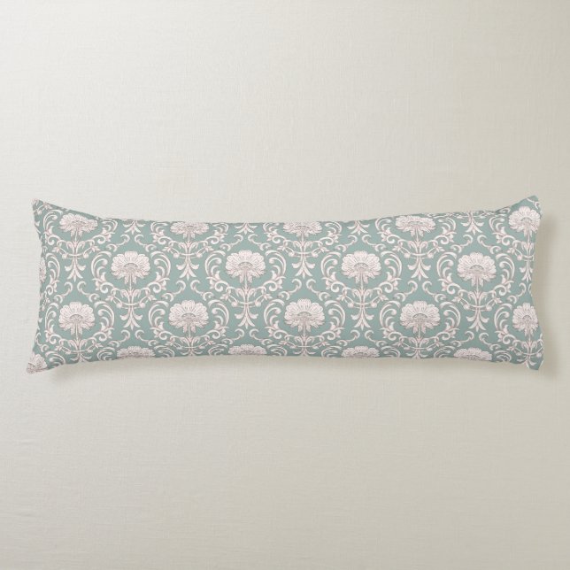 Floral/Damask Pattern Body Cushion (Front)
