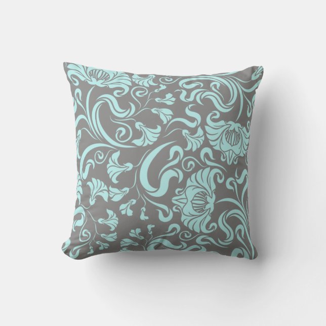 Floral/Damask Pattern Cushion (Front)