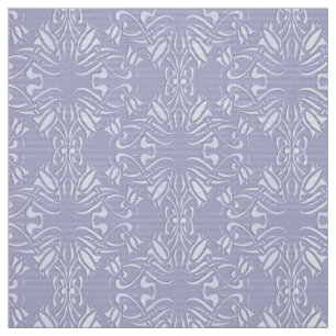 Floral damask pattern fabric