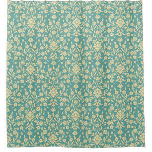 Floral/Damask Pattern Shower Curtain