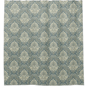 Floral/Damask Pattern Shower Curtain