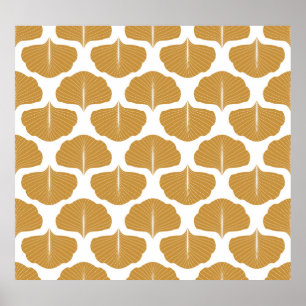 Floral damask: vintage seamless pattern. poster